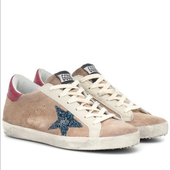Golden Goose Deluxe Brand Shoes - Golden Goose Superstar Dessert Suede-Blue - Size 36 - Women’s